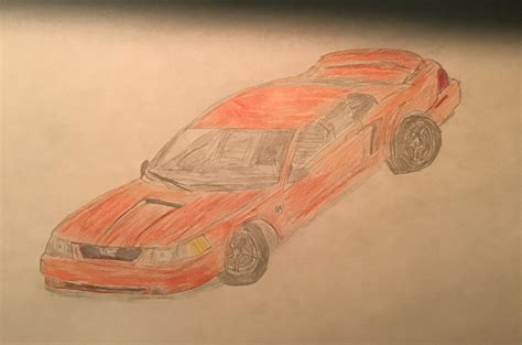 drawing a mustang 3