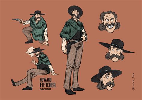 character sheet howard fletcher behance