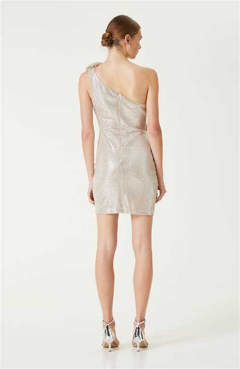 Network - Silver Mini Evening Dress - 1090633-496