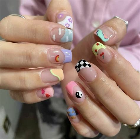 Pin on Cute False Press On Nails