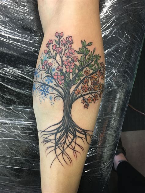 Tree Of Life Tattoo On Forearm - Printable Calendars AT A GLANCE