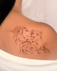 Tatuagem Familia Leao Feminina - Tatuagem Família: +70 Tattoos Sensacionais para Fazer!