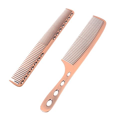 Barber comb set 2-Packs Aluminum Barber Comb Set Pack for Men Women ...