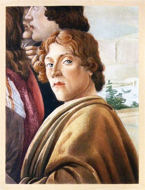 Sandro Boticelli - Self portrait. Giorgio Vasari, Italian Renaissance ...