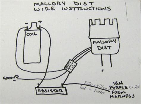Mallory Ignition Coil Wiring Diagram