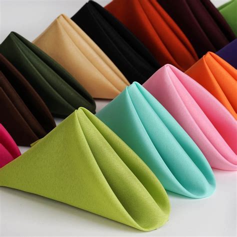 Basic Polyester Restaurant Quality Napkin | 74 Colors | Maine Supply ...