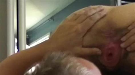 Licking the amateur hole and luscious lips from behind – Gaping, Wife