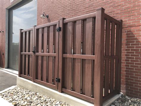 COMMERCIAL DUMPSTER & UTILITY ENCLOSURES - Fence & Deck Connection