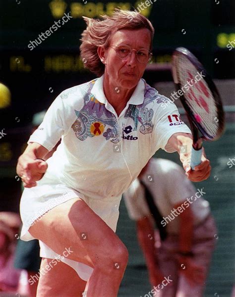 tennis player martina navratilova  martina editorial stock photo