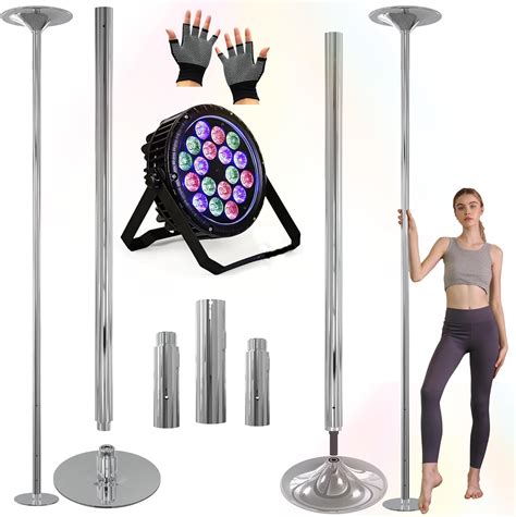 Amazon.com : GOODTIMES Silver Dance Pole - Professional Dancing Pole