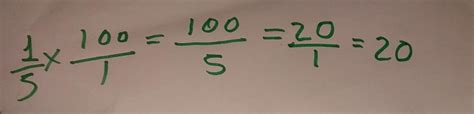 Quanto É 1/5 De 100 - 1 5 De 100 - Design Talk