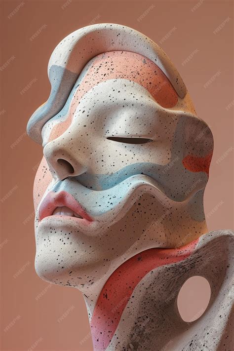 Premium Photo | An abstract sculpturestyle illustration representing