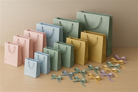Laços Para Embalagens De Presentes - Kit Completo com 50 Sacos de Presente e 50 Laços Mágicos para ...