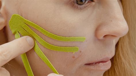 face taping      wrinkles