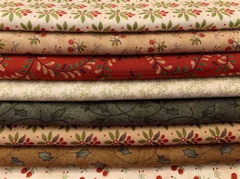 Moda Holiday Quilting Fabric by the Yard | Etsy