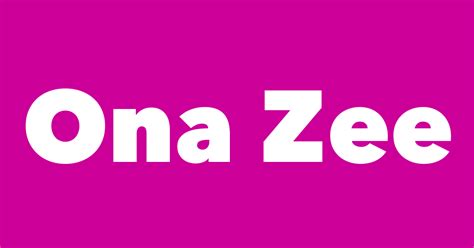 Ona Zee - Spouse, Children, Birthday & More