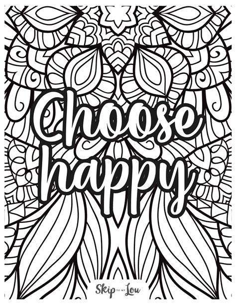 Inspirational Coloring Pages: Free Printable Coloring Pages to