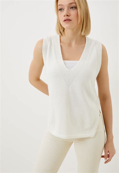 Жилет Cepheya, цвет: белый, MP002XW01KOX — купить в интернет-магазине ...