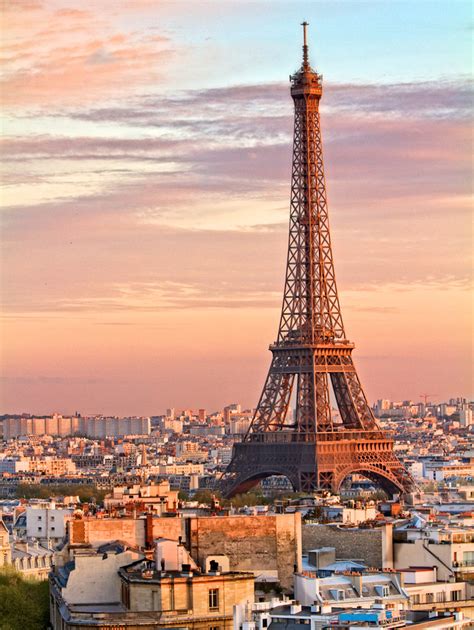 eiffel tower paris  sunset