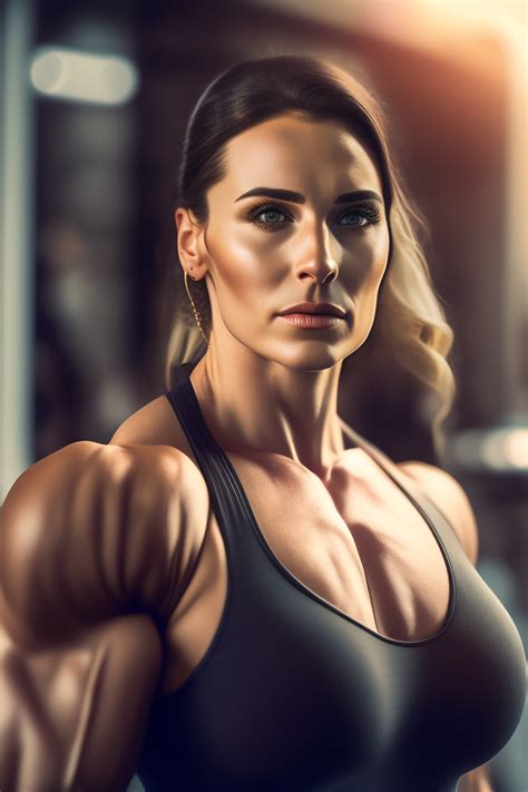 Lexica - (Woman bodybuilder, candid, 8k, masterpiece, high-res, insane
