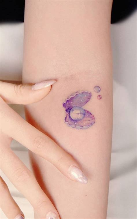 Tattoo Artist Peria | Purple tattoos, Blue ink tattoos, Bubble tattoo