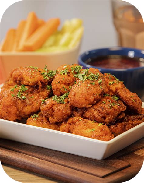 boneless buffalo  salsa casera bachoco contigo todos los dias