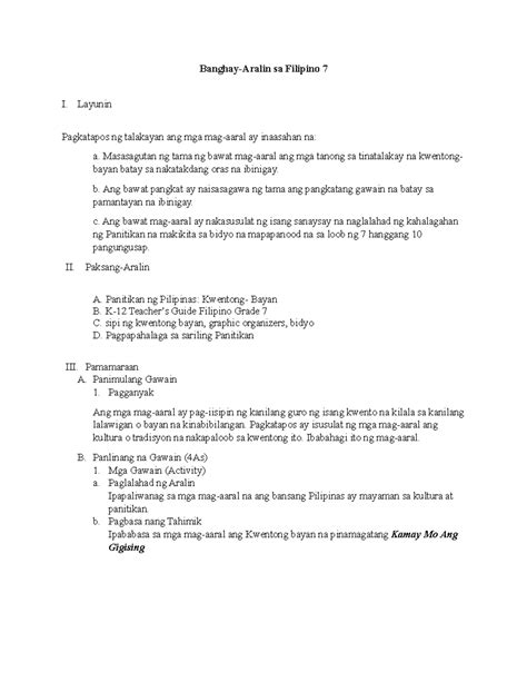 detailed lesson plan deped format   printable templates