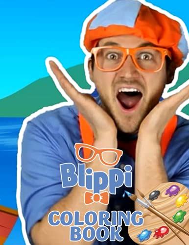 Blippi Coloring Book: Perfect Coloring Book For Adults and Kids With ...