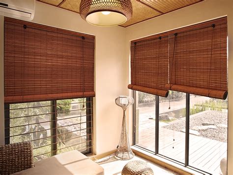 Bamboo Shades And Curtains