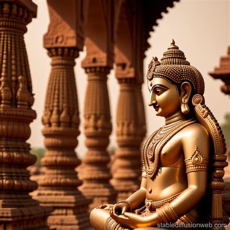 Brihadeeswarar Temple Architectural Magnificence | Stable Diffusion Online