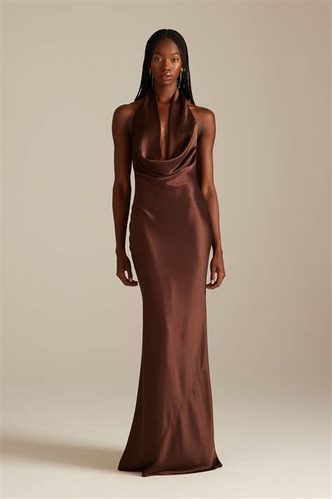 Dillon | Espresso Brown Bridesmaid Dresses – Grace Loves Lace US