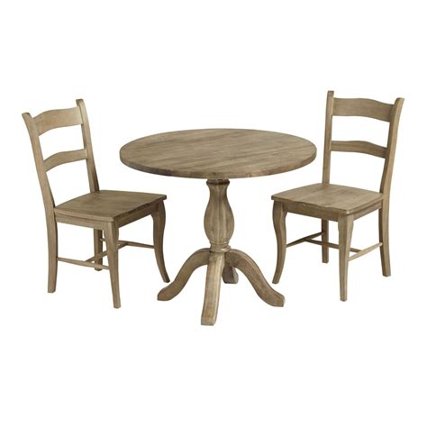 Jozy Weathered Gray Wood Dining Chair Set of 2 - World Market