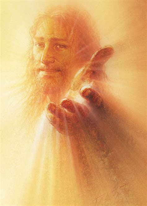 jesus hand reaching  drawing