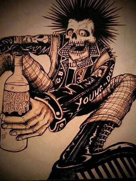 Punk Rock Art Drawings