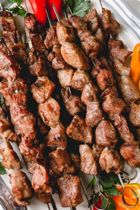 Shashlik - Grilled Pork Kebabs | Recipe | Best grilled vegetables, Pork ...