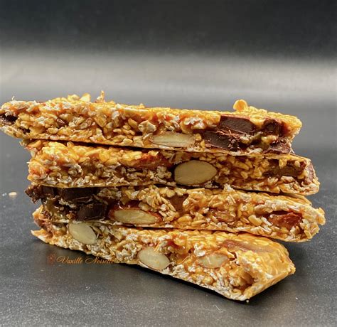 Vanille Noisette : BARRES PROTÉINÉES AMANDES CHOCOLAT ET BEURRE DE