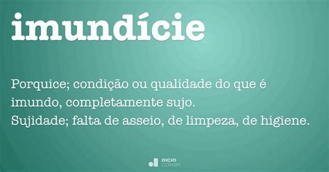 O Que Significa Imundície