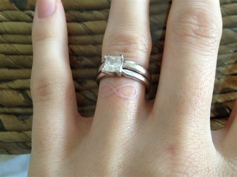 Infinity Wedding Ring Tattoo
