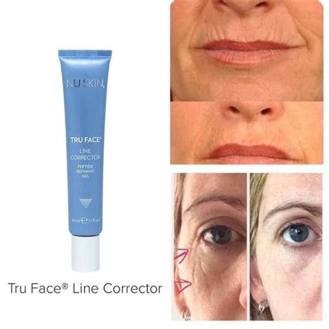 tru face  corrector nuskin face lines    lips
