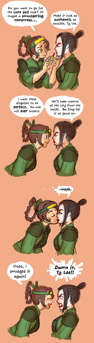 Kyoshi Makeup by Yamino on DeviantArt