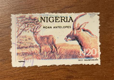Nigerian scam stamp - late 90’s / pre e-mail. Obviously fake: color