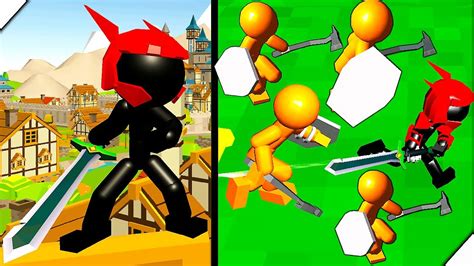 СТИКМЕН СУПЕР РЫЦАРЬ - Игра Стикмен Драка на Мечах 3D. Stickman Sword ...