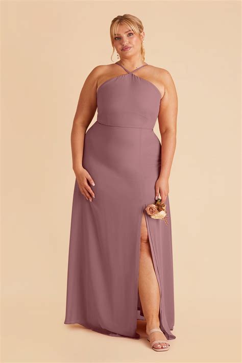 Dark Mauve Bridesmaid Dresses | Birdy Grey