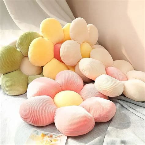 Подушка плюшевая в виде цветка, 40 см | AliExpress