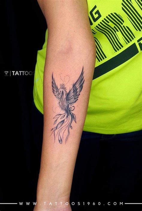 feminine rebirth phoenix tattoo 4
