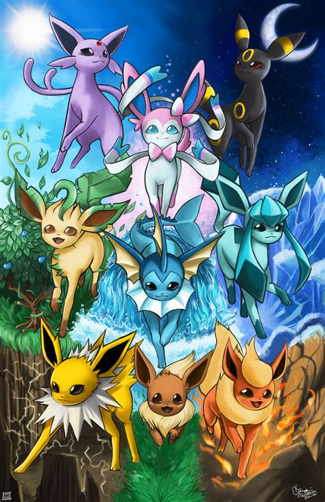 Eevee Evolutions Wallpaper