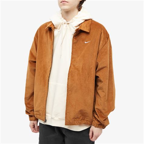 Nike Life Harrington Jacket Cord Ale Brown & White | END. (TW)