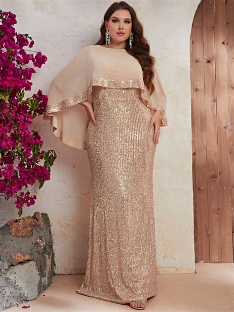 Elegant Mother Of The Bride Dresses Plus Size Scoop Neck Beaded Sash A