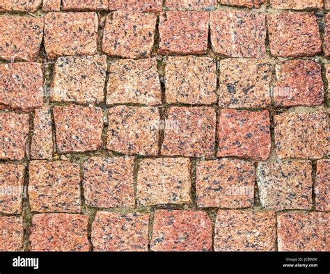 Texture of cobblestone road close-up Stock Photo - Alamy