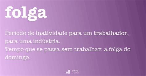 Como Se Escreve Folga